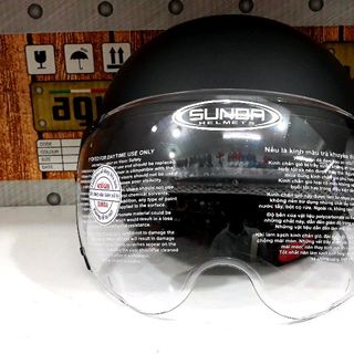 Nón bảo hiểm SUNDA nữa đầu kính