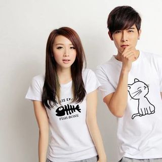 ÁO THUN IN HÌNH CẶP ĐÔI THEO YÊU CẦU ĐÁNG YẾU - ATIH12