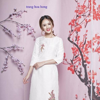SET ÁO DÀI CÁCH TÂN THÊU KÈM QUẦN ỐNG RỘNG6