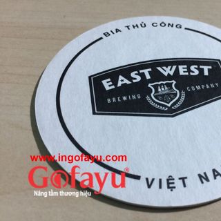 Lót ly giấy in logo giá rẻ