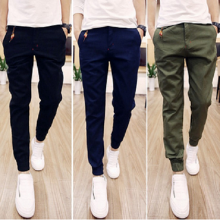 Quần joger kaki có khoá Zip MS266