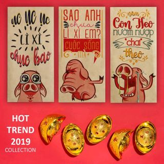 Bộ sưu tập Bao lì xì Hot trend 2019 giá sỉ