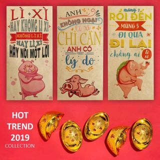 Bộ sưu tập Bao lì xì Hot trend 2019