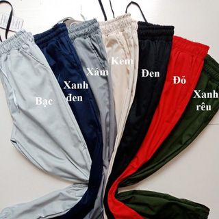 Quần joger kaki có khoá Zip MS266