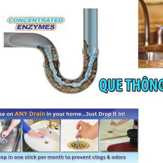 Que thông cống thông tắc bồn rửa bát giá sỉ