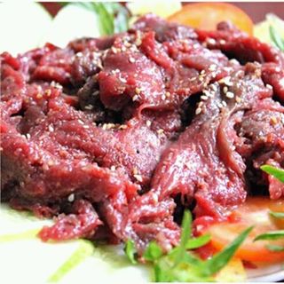 thịt naiđà điểu ướp sẵn kèm nước chấm bobo