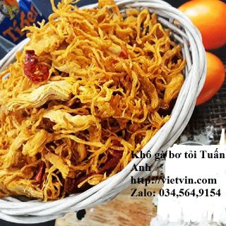 Khô gà bơ tỏi giá sỉ