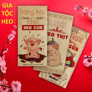 Bộ sưu tập Bao lì xì Gia tộc heo giá sỉ