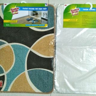 Thảm trang trí họa tiết Scotch Brite