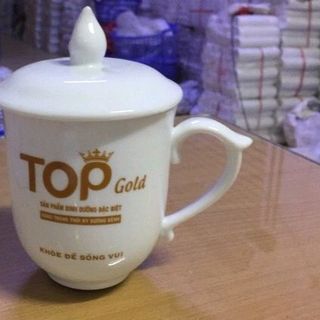 cốc sứ Bát Tràng in logo