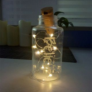 Đèn led nút chai đom đóm fairy light 1m trang trí nhiều loại chai