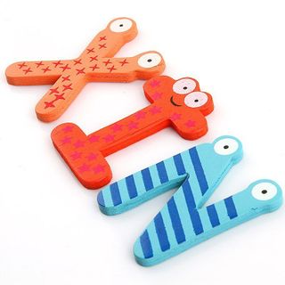 Bộ 26 Chữ Cái Gỗ Nam Châm