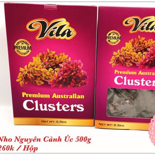 Nho khô nguyên cành Úc 500g giá bán buôn bán sỉ