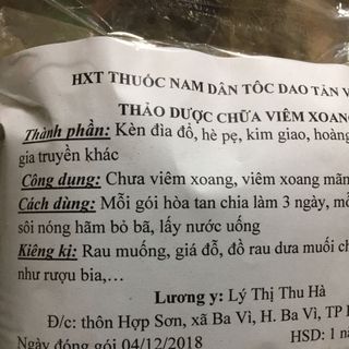 Thảo dược dân tộc đặc trị viêm xoang viêm mũi dị ứng