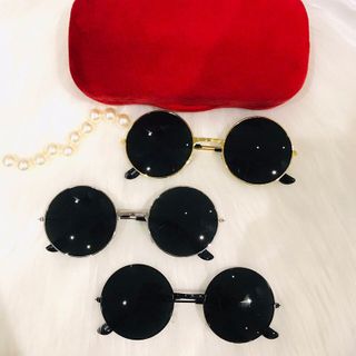 Kính tròn đen siêu chất