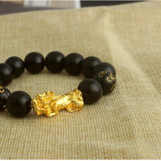 Vòng Phong Thủy Tỳ Hưu Mạ Vàng