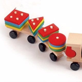 Đoàn tàu xếp hình khối
