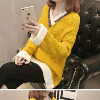 ÁO LEN TAY LẬT ĐẮP KIM TUYẾN