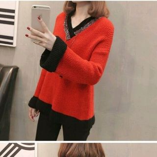 ÁO LEN TAY LẬT ĐẮP KIM TUYẾN