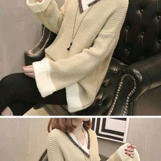 ÁO LEN TAY LẬT ĐẮP KIM TUYẾN