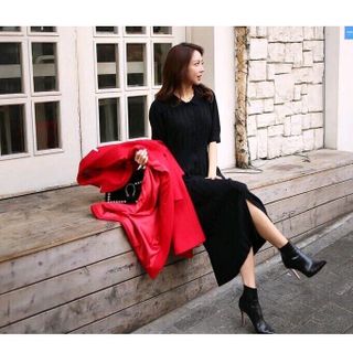 ĐẦM LEN MÙA THU PHỐI NÚT