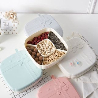 Hộp Mứt Vuông Nơ