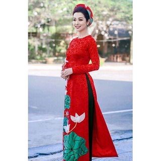 ÁO DÀI TRUYỀN THỐNG HOA SEN
