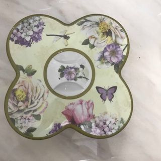 Hộp Mứt 5 Ngăn Hình Hoa Mai 4 Cánh
