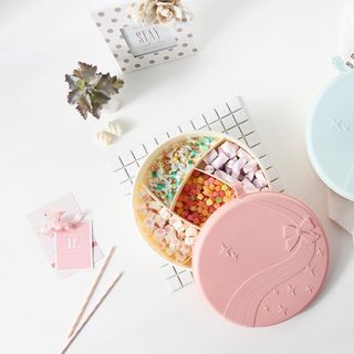 Hộp Mứt Tròn Nơ