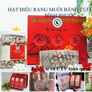 Hạt Điều Rang Muối bằng củi DIHONA -