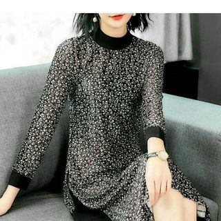 ĐẦM SUÔNG NHUNG HOA SANG TRỌNG