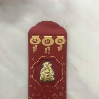 Bao Lì Xì Mạ Vàng Hình Ông Thần Tài