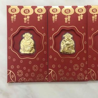 Bao Lì Xì Mạ Vàng Hình Ông Thần Tài