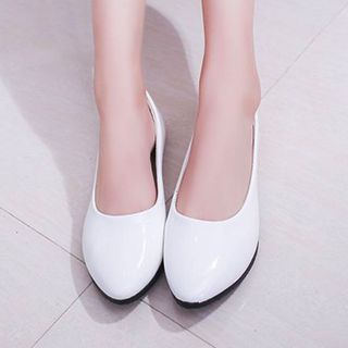 Giày búp bê da bóng mềm dáng chuẩn -309