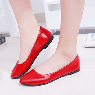 Giày búp bê da bóng mềm dáng chuẩn -309