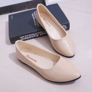 Giày búp bê da bóng mềm dáng chuẩn -309