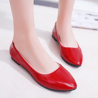 Giày búp bê da bóng mềm dáng chuẩn -309