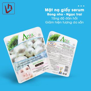 Mặt nạ giấy serum Rong nho-Ngọc trai ANIA