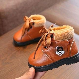 BOOT TẬP ĐI GẤU LÓT LÔNG