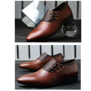 Giày tây nam dây chéo phong cách thời thượng 628