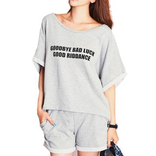Đồ bộ mặc nhà phôm rộngchất liệu thấm mồ hôi thoải mái-110