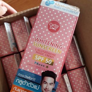 KEM CHỐNG NẮNG CATHY DOLL WHITENING SUNSCREEN L-GLUTATHIONE MAGIC CREAM SPF 50 PA giá sỉ