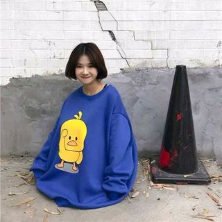Sweater nữ in vịt sieu xinh