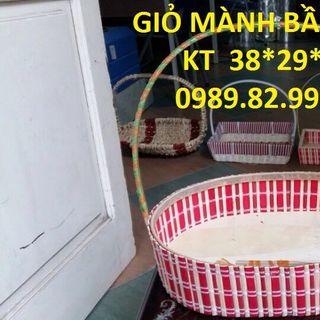 Giỏ Mành Vuông Mành Bầu Dục - Bán Buôn Bán Lẻ giá sỉ