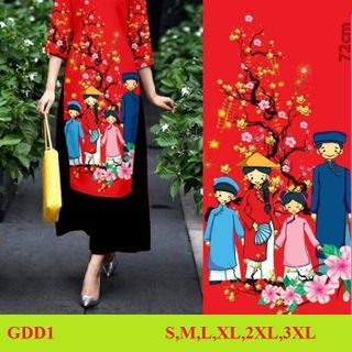 SET ÁO DÀI CÁCH TÂN LỤA GẤM4