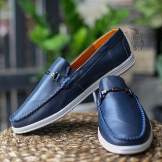 Giày lười da bò thật thanh lý giá rẻ MS33