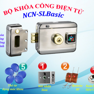 KHOÁ ĐIỆN TỬ THẺ TỪ NÚT NHẤN CHÌA CƠ - NCNBASIC - TRỌN BỘ