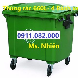 Phân phối sỉ lẻ thùng rác nhựa thùng rác 120L 240L giá rẻ Tại quận củ chi