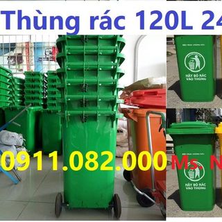 Phân phối sỉ lẻ thùng rác nhựa thùng rác 120L 240L giá rẻ Tại quận củ chi