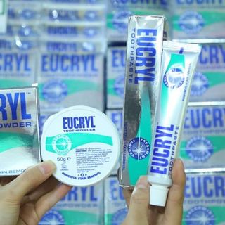 Combo Kem Và Bột Trắng Răng Eucryll - Anh